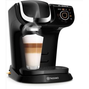 Machine a Cafe Cafetiere Tassimo - BOSCH TAS6502 - Noir - Espresso - R&eacute;servoir d'eau amovible - Pose libre