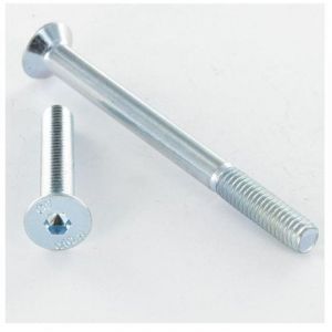 Vis Express - Vis m&eacute;taux fhc t&ecirc;te frais&eacute;e empreinte hexagonale creuse M12X90 Filet&eacute;e sur 30 Classe 10.9 Cl&eacute; de 8 HC8 Acier-1 piece