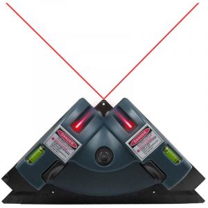 Niveau laser &agrave; projection &agrave; angle droit, bo&icirc;tier plastique int&eacute;gr&eacute;, niveau laser infrarouge &agrave; ligne horizontale et verticale, niveau de carrelage,