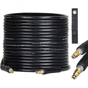 6M Tuyau Flexible Nettoyeur Haute Pression pour K&auml;rcher S&eacute;rie K K2 K3 K4 K5 K6 K7, 180Bar Tuyau de Remplacement avec Connecteur Rapide, Haute