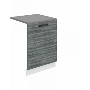 Belini - Habillage de Porte Lave Vaisselle Meuble Lave Vaiselle i Accessoire pour Lave-Vaisselle Cuisine 1,6 x 60 x 71,5 cm i Couleur: chêne Glamour