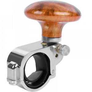 Pommeau de volant de voiture, poign&eacute;e de volant de v&eacute;hicule, haute douceur, sans espace, adapt&eacute; aux voitures, camions, tracteurs-grain de bois