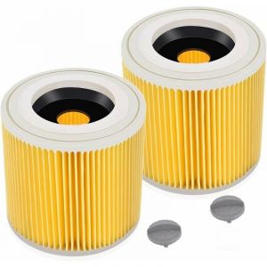 2 filtres &agrave; sac pour karcher wd3 Premium, wd2, wd3, wd3p, mv2, mv3 - filtre wd3 - accessoires de filtre de remplacement pour aspirateur k228rcher