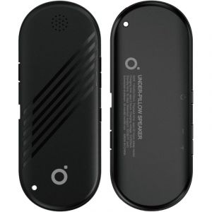 Mini enceinte à conduction osseuse, basses profondes, enceinte Bluetooth pour dormir, longue autonomie, double mode MP3 et Bluetooth (noir)