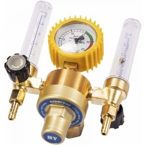 RéDucteur de Pression CO2 Mig Tig DéBitmèTre Soupape de Commande RéGulateur de Gaz de Soudage Double Tube Compteur de Bulles DéBitmèTre - Ahlsen