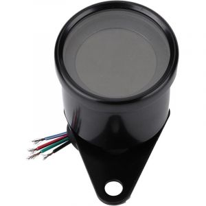 Compteur de vitesse numérique universel pour moto led tachymètre jauge de vitesse compteur de niveau d'huile noir