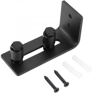 Guide au sol pour porte coulissante, rail au sol pour porte de grange, guide au sol pour porte coulissante, support de sol pour montage mural