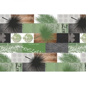 Tapis jungle patchwork 40cm x 60cm
