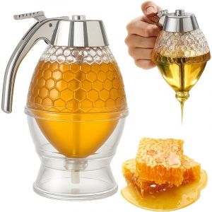 Distributeur de miel, doseur, verseur, r&eacute;cipient pour miel, sirop de chocolat, 200 ml