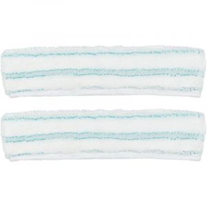Lot de 2 tampons de nettoyage en microfibre polaire compatibles avec lave-vitres pour Leifheit M 51164