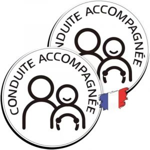 Conduite Accompagn&eacute;e Magnetique,1PCS Conduite Supervis&eacute;e Magnetique Peut &ecirc;tre Adsorb&eacute; sur Le V&eacute;hicule,Mat&eacute;riau Anti-reflet Conduite Acc (1)