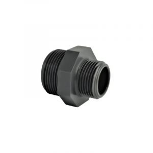 Mamelon pvc pression mâle 20x27 réduit mâle 15x21