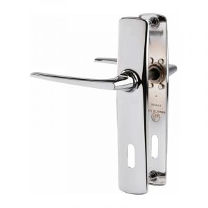Vachette - Poignée de porte intérieure - RIV-Saumur Gris argent - Clé l - 165 mm