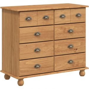 Vidaxl - Commode 'ASKIM'Marron miel 91x40x79 cm en pin massif