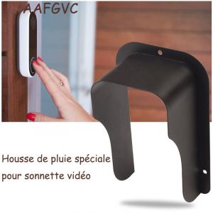 Ugreat - Protection et fixtion pour interphone, Couvercle MéTallique éTanche Versailles pour CaméRa VidéO,ProtèGe L'Appareil du Soleil Et des Gouttes