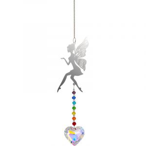 Attrape-Soleils en Cristal, fée de d'arbre Soleil Cristal Décoration,Cristal Ornement Capteur