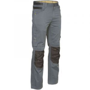 Caterpillar - Pantalon de travail d'&eacute;t&eacute; Custom lite - 1810023 - Gris clair / Noir - 48 - Jambes standards