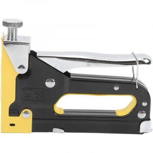 Gistuch - Agrafeuse pour cadre photo, agrafeuse 3 en 1, 4,6 x 1 x 6,3 pouces agrafeuse 3 en 1, outil industriel pour pistolet à ongles industriel