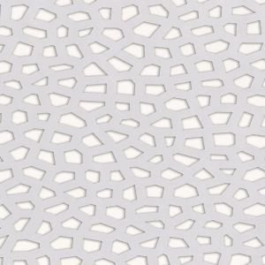 Nortene - Panneau design décoratif en pp mosaïc 1 x 2 m - Blanc