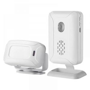 BEBUSINGOTO Sonnette avec d&eacute;tecteur de mouvement, carillon pour entr&eacute;e d'entreprise, alarme de bienvenue pour magasin, alarme de d&eacute;tection de