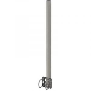 Support pour antenne parabolique - Megasat - Railing - Acier galvanis&eacute; - 2 pinces - Gris
