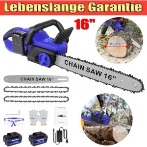 Dayplus - Kit tron&ccedil;onneuse &eacute;lectrique sans balais Tron&ccedil;onneuse manuelle 16' Arbres Coupe de bois