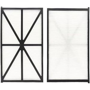 Lot de 2 Panneaux Filtres pour Robot Tiger Shark - RCX70101PAK2 - Noir