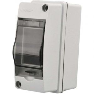 Coffret Electrique 2 Modules Etanche Exterieur IP65 Boitier Etanche Electrique Exterieur Armoire Electrique Convient aux Garage