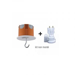 SIB - Kit point de centre dcl bbc ø 68mm prof 55mm avec douille E27 et couvercle 84mm P36859