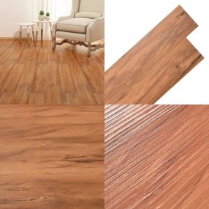 Vidaxl - Dalles de plancher pvc autoadhésif 5,21 m² 2 mm orme naturel - Parquet Pvc - Carrelage Imitation Bois - Planchers Autocollants - Revêtement