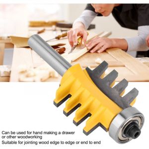 Fraise à Rainurer 8mm, Rainureuse Bois, Fraises à Rainurer pour Défonceuse, Fraise à Bois pour Panneaux de Densité, Bois Massif, mdf, Machine de