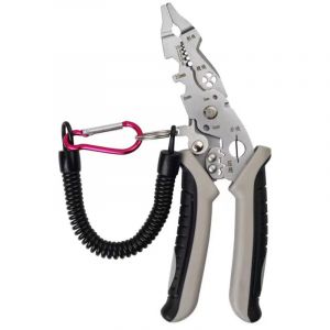 Ineasicer - Pince à dénuder multifonctionnelle, outil professionnel de dénudage de fils, coupe-câble électrique portable, pince à sertir pour