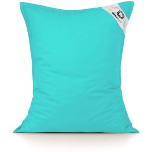 Housse pour Pouf G&eacute;ant xl 120x80cm Int&eacute;rieur et Ext&eacute;rieur - Bleu Cara&iuml;bes