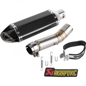 Syst&egrave;me d'&eacute;chappement Silencieux &agrave; enfiler avec DB Killer + Tuyau interm&eacute;diaire adapt&eacute; pour CBR500R CB500F CB500X 2013-2015