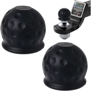 2 Pi&egrave;ces Cache Boule Attelage,Cache Boule Attelage Voiture,Protege Boule Attelage Voiture,Protection Boule Attelage,Housse De Protection Universelle
