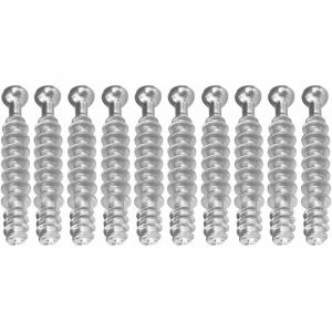 Cyclingcolors - 10x goujon ferrure raccord d'assemblage rastex panneau meuble acier zingu&eacute;, 24mm