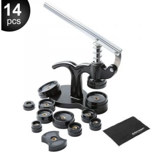 Presse de Bo&icirc;tier Montre, Outil Montre Pour Fermeture La Table Arri&egrave;re De Montre 12 Tailles de Moules
