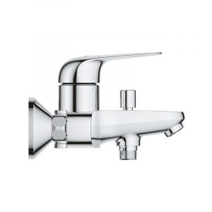 Grohe - Euroeco Mitigeur baignoire - mural - levier - avec inverseur - Chrome