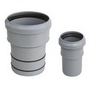 RACCORD DE R&Eacute;DUCTION EN PP POUR PVC VALSIR Dimensions : Diam. F 90 x M 100, longueur 80