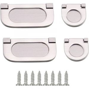 4 Pi&egrave;ces Poign&eacute;es Invisibles Poign&eacute;e Tiroir Poign&eacute;e Encastrable Poignee Porte Cuisine Poign&eacute;es Placard Tiroir Poignee Meuble Chambre Meubles Tirer