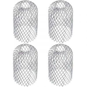 4 Pi&egrave;ces Crapaudines pour Goutti&egrave;re D&rsquo;Environ Filtres De Goutti&egrave;re Grille Grillage Stop Feuille Crapaudine Cr&eacute;pine Pare Feuille Cache Goutti&egrave;re Acier