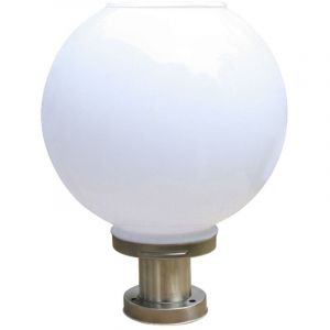 Led Lampe Pilier Portail Solaire Exterieur,Lampadaire de Jardin Boule Ronde Sans fil,Terrasses et Patio Eclairage IP65