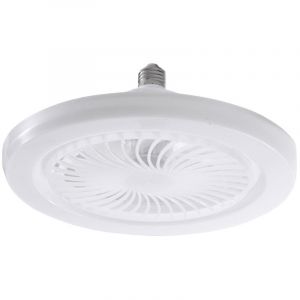Ventilateurs de Plafond avec T&eacute;l&eacute;commande, 30W Ventilateur de Plafond 9,8 Pouces Petite Lampe de Ventilateur LED Silencieuse E27 pour Chambre