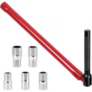 Cle Pour Robinet Evier, Outil de Montage de Robinet 8-12mm + 6 Douilles cl&eacute; de robinet, cl&eacute;s pour lavabo, pour la cuisine, la salle de bain et l'&eacute;vier