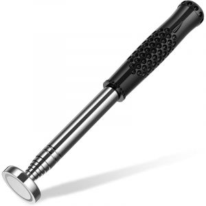 Ramassage Magnétiques Télescopiques, Outil Récupérateur Aimanté, Aimant Ramasse Boules de Pétanque 15.9kg Extensible Jusqu'à 103cm, Cadeau pour Homme