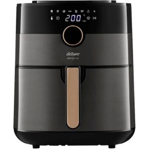 Arzum - AR2074-B Friteuse &agrave; air chaud 6 l fonction minuteur, protection contre la surchauffe cuivre, noir