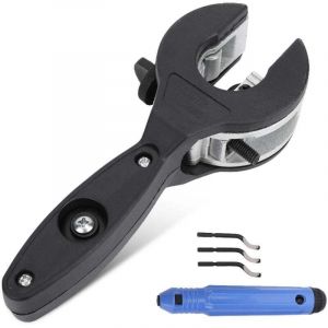 Coupe-tuyau en cuivre, coupe-tube (6-23 mm), coupe-tuyau en alliage de zinc robuste &agrave; cliquet coupe-tube en cuivre pour tuyaux en cuivre et PVC