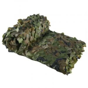 Filet de Camouflage Vert Voile d'ombrage rectangulaire design ombri&egrave;re camouflage 3x5 m
