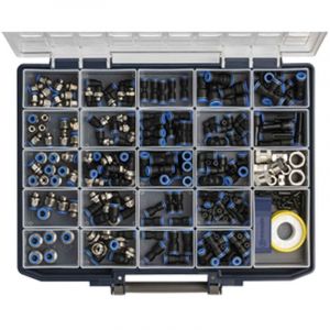 Holthaus Medical - Bo&icirc;te d'assortiment Riegler Connecteurs rapides S&eacute;rie bleue - 109907