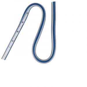 R&egrave;gle Courbe Flexible 40 cm - Outil de Mesure pour Couture, Patchwork et Mod&eacute;lisme, R&egrave;gle de Tailleur Professionnelle